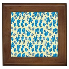 Rose-blue Framed Tile by nateshop