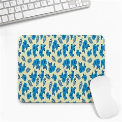 Rose-blue Small Mousepad by nateshop