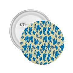 Rose-blue 2.25  Buttons