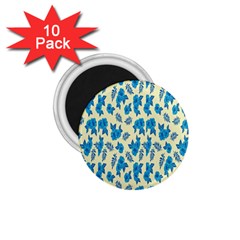 Rose-blue 1.75  Magnets (10 pack) 