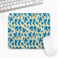 Rose-blue Large Mousepad