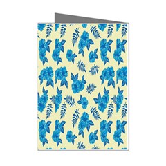 Rose-blue Mini Greeting Cards (pkg Of 8) by nateshop