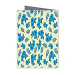 Rose-blue Mini Greeting Card Right