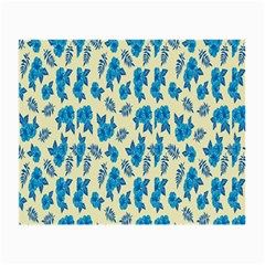 Rose-blue Small Glasses Cloth (2 Sides)