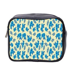 Rose-blue Mini Toiletries Bag (Two Sides)