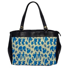 Rose-blue Oversize Office Handbag