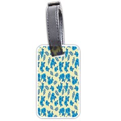 Rose-blue Luggage Tag (one side)