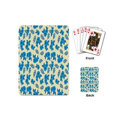 Rose-blue Playing Cards Single Design (Mini)