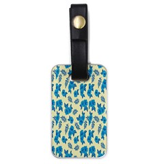 Rose-blue Luggage Tag (one Side) by nateshop