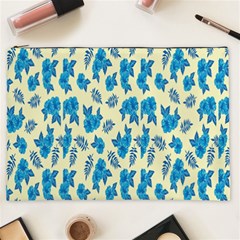 Rose-blue Cosmetic Bag (XXL)