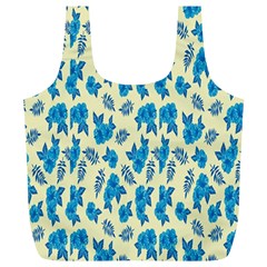 Rose-blue Full Print Recycle Bag (XL)