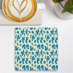 Rose-blue UV Print Square Tile Coaster 