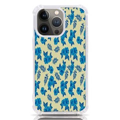 Rose-blue Iphone 13 Pro Tpu Uv Print Case