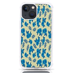 Rose-blue Iphone 13 Mini Tpu Uv Print Case