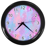 Space-25 Wall Clock (Black) Front