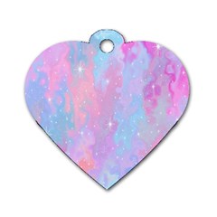 Space-25 Dog Tag Heart (one Side) by nateshop