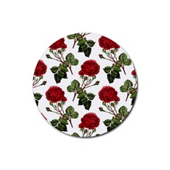 Roses-51 Rubber Coaster (round) by nateshop