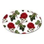 Roses-51 Oval Magnet Front