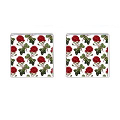 Roses-51 Cufflinks (square) by nateshop