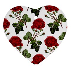 Roses-51 Heart Ornament (two Sides) by nateshop