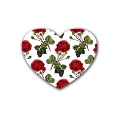 Roses-51 Rubber Coaster (heart) by nateshop