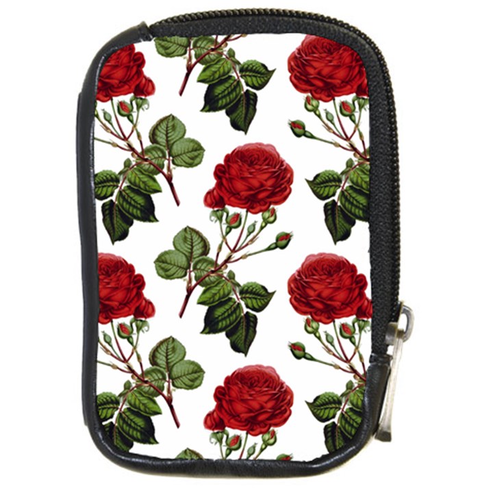 Roses-51 Compact Camera Leather Case