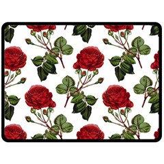 Roses-51 Fleece Blanket (large) by nateshop