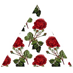 Roses-51 Wooden Puzzle Triangle by nateshop