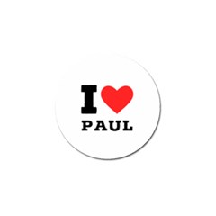 I Love Paul Golf Ball Marker (10 Pack) by ilovewhateva