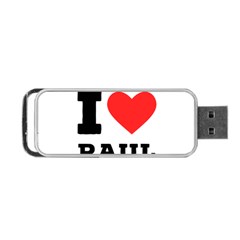 I Love Paul Portable Usb Flash (one Side) by ilovewhateva