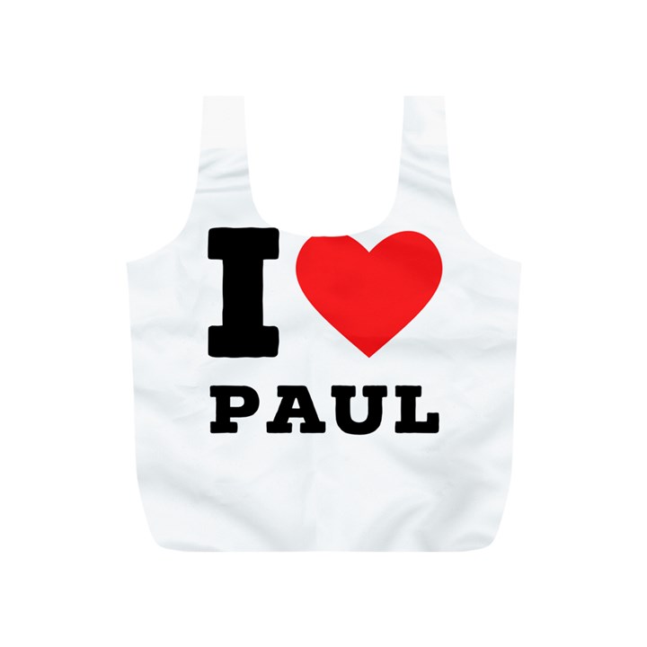 I love paul Full Print Recycle Bag (S)