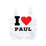 I love paul Full Print Recycle Bag (S) Back