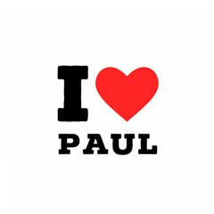 I Love Paul Wooden Puzzle Square by ilovewhateva