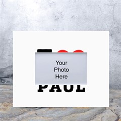 I Love Paul White Tabletop Photo Frame 4 x6 