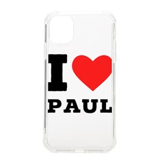 I Love Paul Iphone 11 Tpu Uv Print Case by ilovewhateva