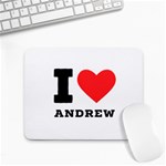 I love andrew Small Mousepad Front