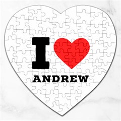 I Love Andrew Jigsaw Puzzle (heart) by ilovewhateva