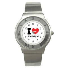 I Love Andrew Stainless Steel Watch by ilovewhateva