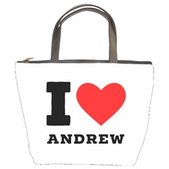 I Love Andrew Bucket Bag by ilovewhateva