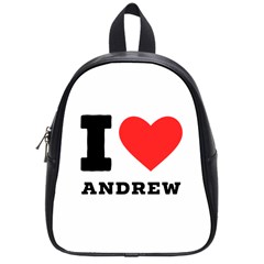 I Love Andrew School Bag (small) by ilovewhateva