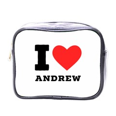 I Love Andrew Mini Toiletries Bag (one Side) by ilovewhateva