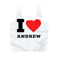 I Love Andrew Full Print Recycle Bag (m) by ilovewhateva