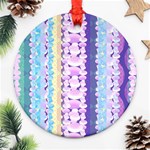 Background Graphic Beautiful Wallpaper Art Ornament (Round) Front