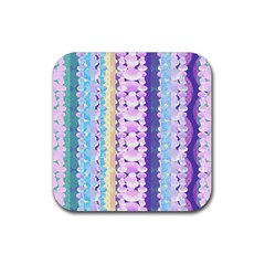 Background Graphic Beautiful Wallpaper Art Rubber Coaster (square)