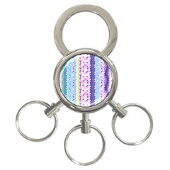 Background Graphic Beautiful Wallpaper Art 3-ring Key Chain