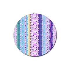 Background Graphic Beautiful Wallpaper Art Rubber Coaster (round)