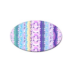 Background Graphic Beautiful Wallpaper Art Sticker Oval (10 Pack) by Jancukart