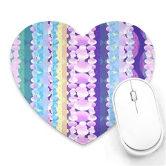 Background Graphic Beautiful Wallpaper Art Heart Mousepad