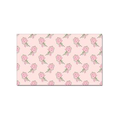 Flowers Bloom Blossom Pastel Pink Pattern Sticker Rectangular (10 Pack) by Jancukart