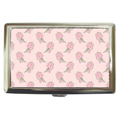 Flowers Bloom Blossom Pastel Pink Pattern Cigarette Money Case